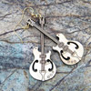 guitar earrings